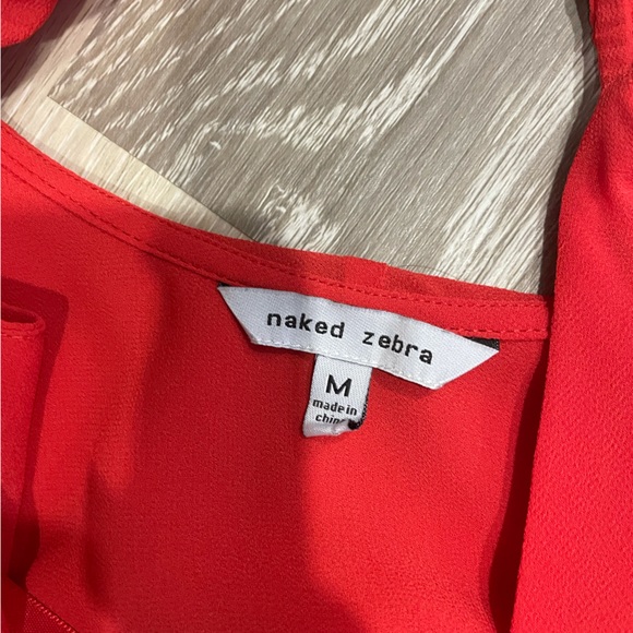 Flowy Red Dress - Picture 3 of 3